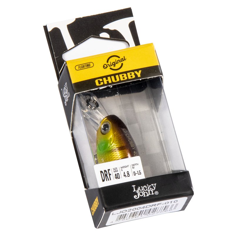 Воблер Lucky John Original Chubby DR F, 4 см, 3.8 гр, цвет 010