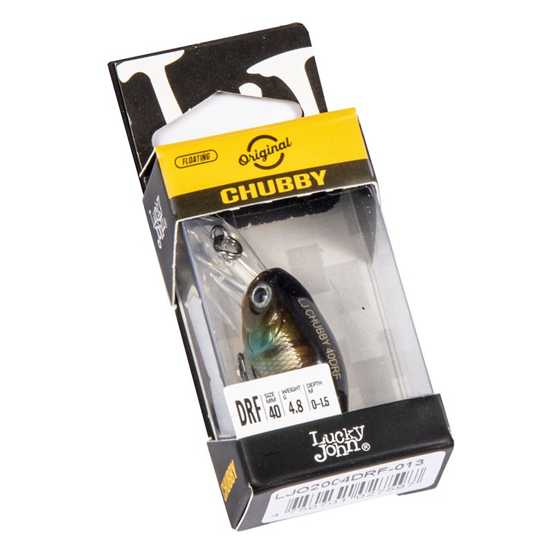 Воблер Lucky John Original Chubby DR F, 4 см, 3.8 гр, цвет 013
