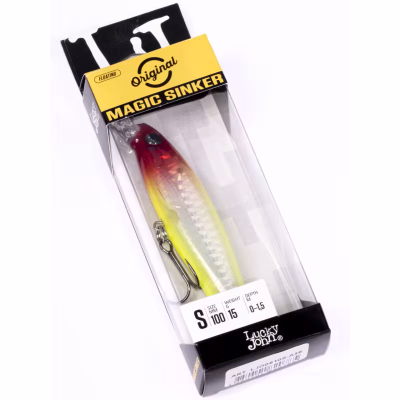 Воблер Lucky John Original Magic Sinker, 10 см, 15 гр, цвет A38