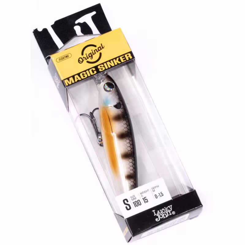 Воблер Lucky John Original Magic Sinker, 10 см, 15 гр, цвет S89