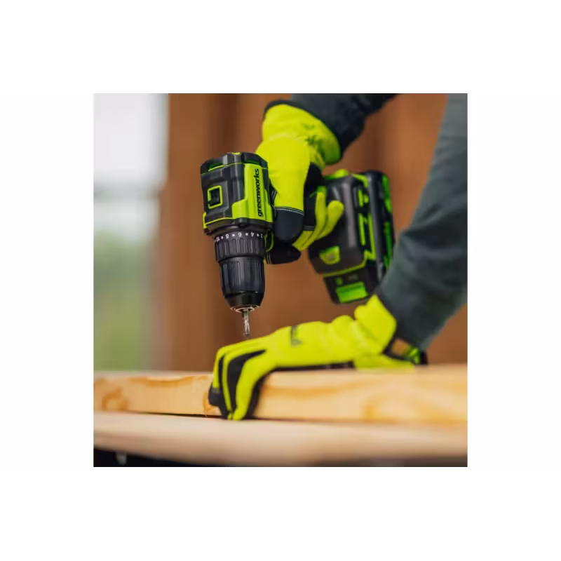 Дрель аккумуляторная Greenworks DD345