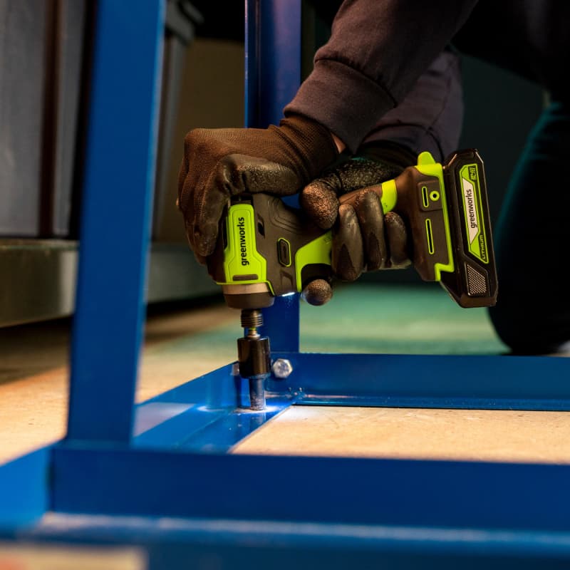 Гайковерт аккумуляторный ударный Greenworks ID3170