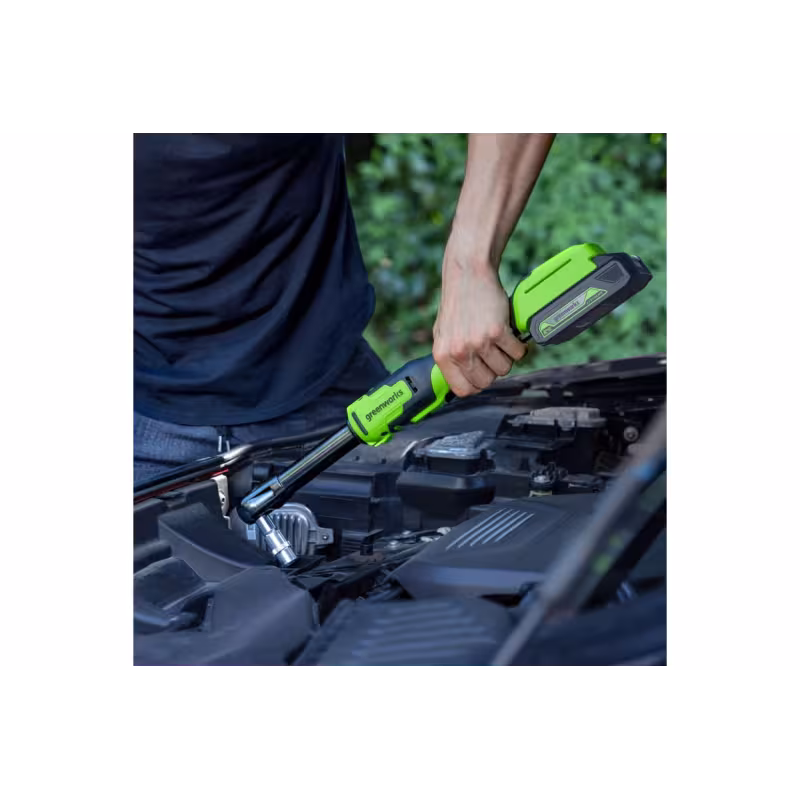 Гайковерт-трещотка аккумуляторный Greenworks GD24RW