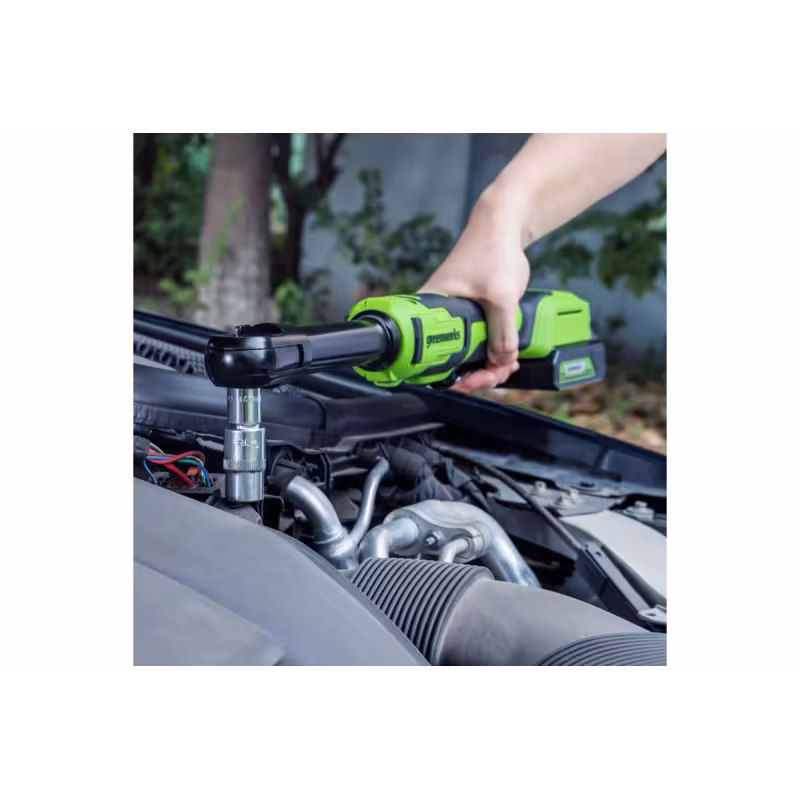 Гайковерт-трещотка аккумуляторный Greenworks GD24RW