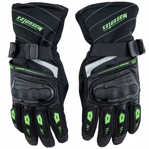 Мотоперчатки Masontex M37, Hi-Vis желтый/черный, размер M