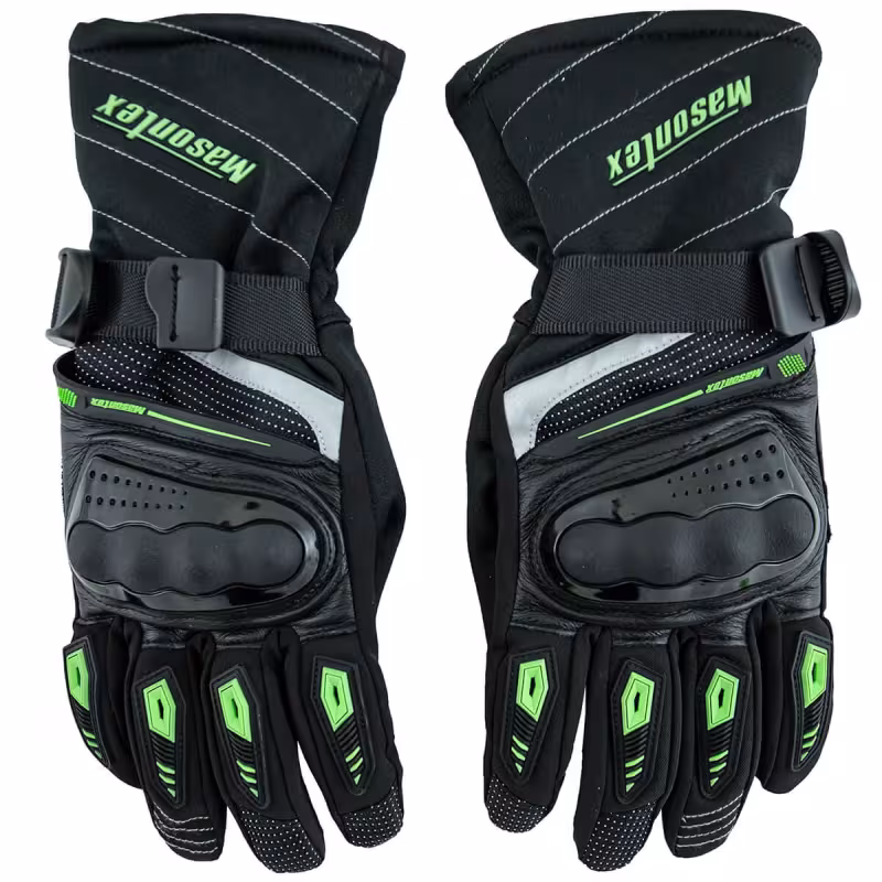 Мотоперчатки Masontex M37, Hi-Vis желтый/черный, размер M