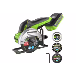 Шлифмашина угловая аккумуляторная Greenworks GD24UCS