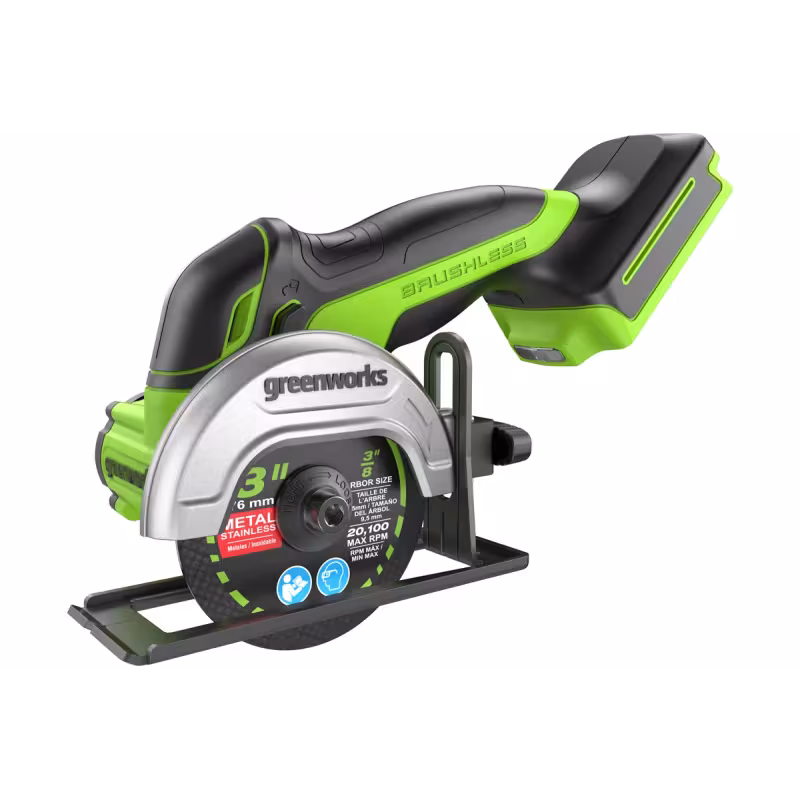 Шлифмашина угловая аккумуляторная Greenworks GD24UCS