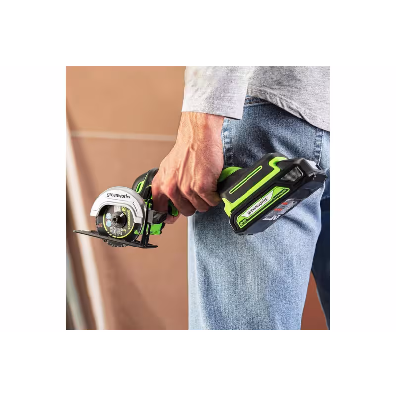 Шлифмашина угловая аккумуляторная Greenworks GD24UCS