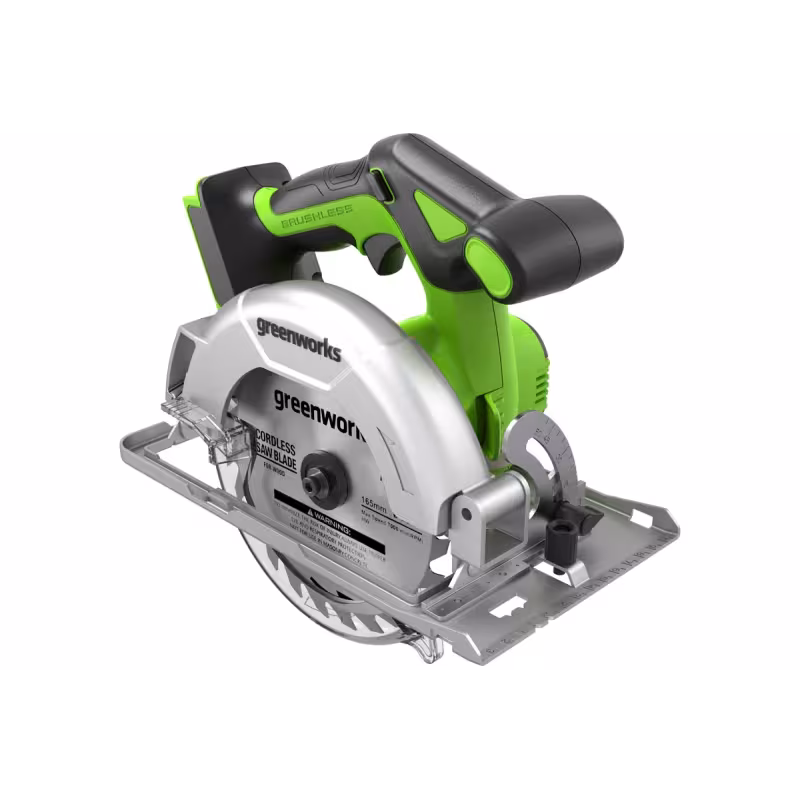 Пила дисковая аккумуляторная Greenworks GD24CS165