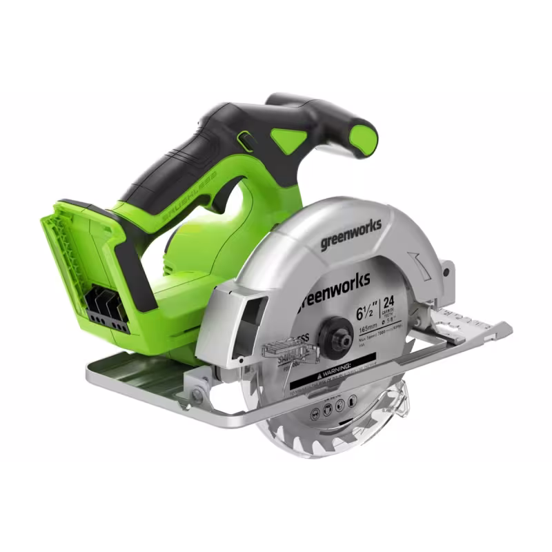 Пила дисковая аккумуляторная Greenworks GD24CS165