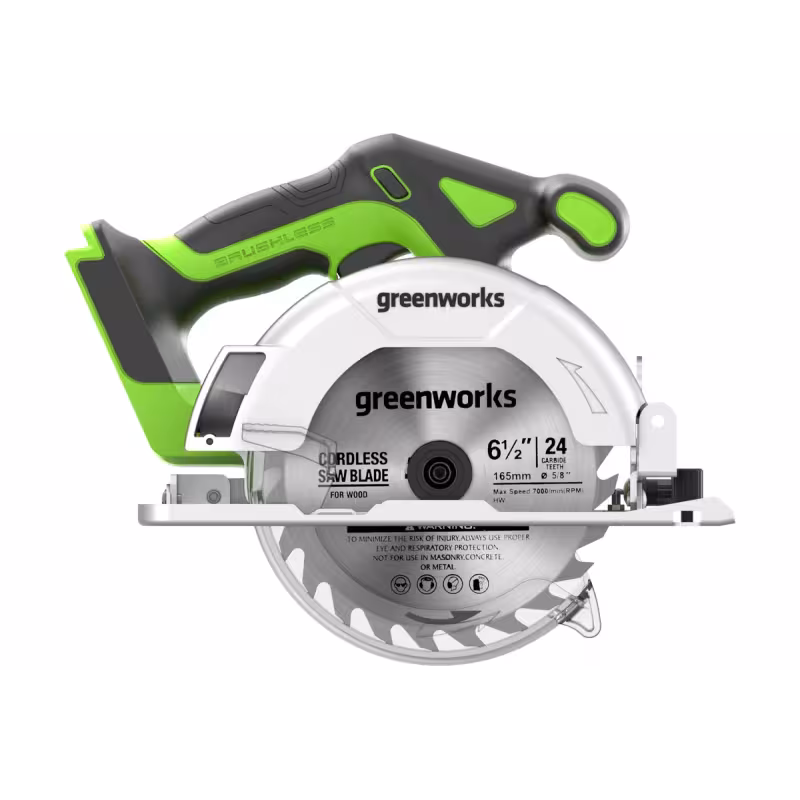 Пила дисковая аккумуляторная Greenworks GD24CS165