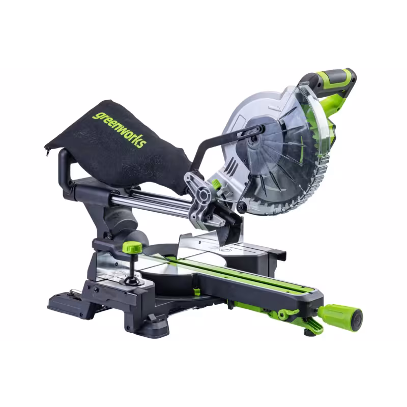 Пила торцовочная аккумуляторная Greenworks GD24MS216