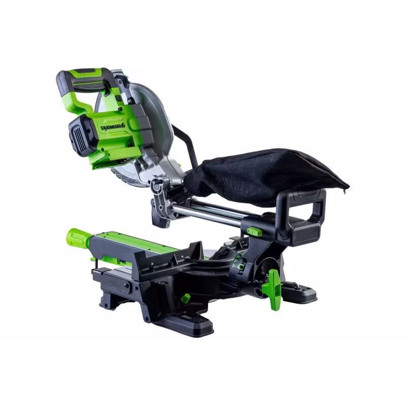 Пила торцовочная аккумуляторная Greenworks GD24MS216