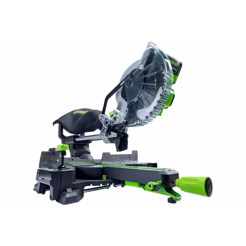 Пила торцовочная аккумуляторная Greenworks GD24MS216