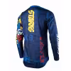 Джерси детское Starks Base Cross Kids, синий/красный, размер S/22, 125-135 см