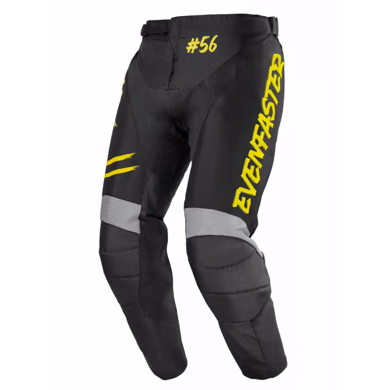 Мотобрюки мужские Starks EF56 Base, черный/Hi-Viz, размер 30