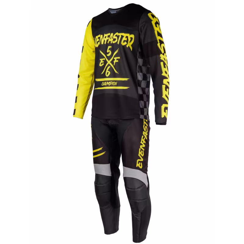 Мотобрюки мужские Starks EF56 Base, черный/Hi-Viz, размер 30