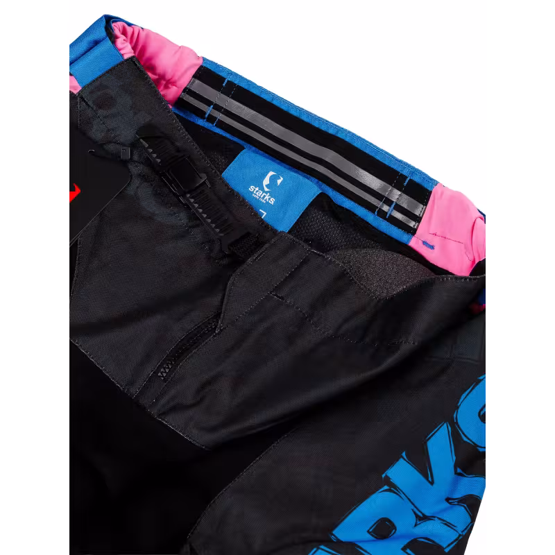 Мотобрюки детские Starks Base Cross Kids, розовый/бирюза, размер М/24
