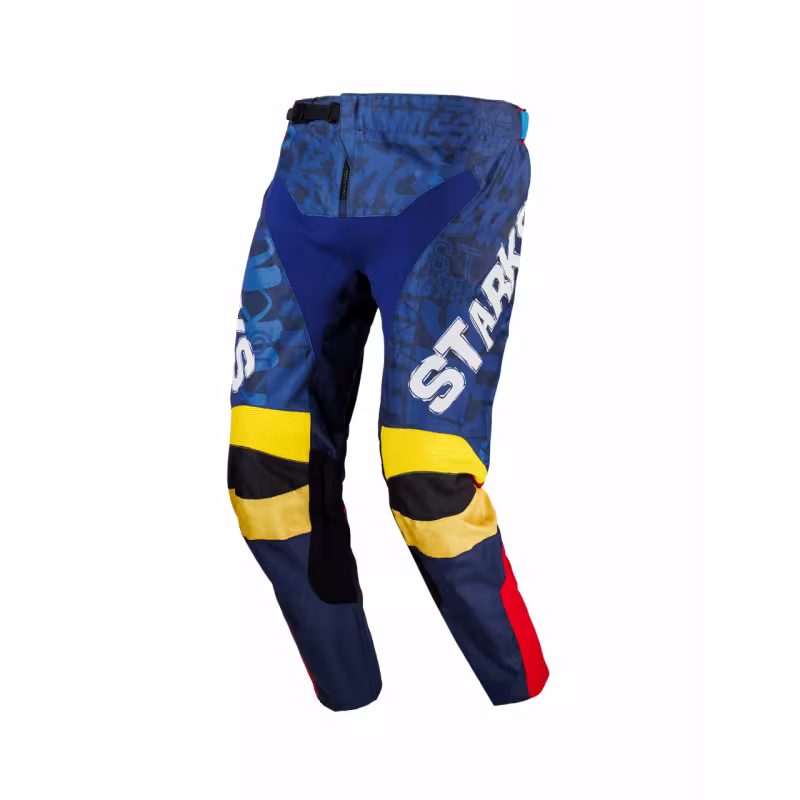 Мотобрюки детские Starks Base Cross Kids, синий/красный, размер L/26