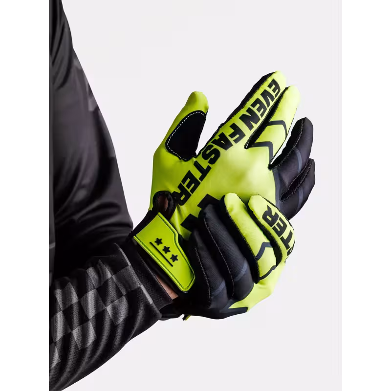 Мотоперчатки Starks EF56 Phoenix Air Arrow, Hi-Viz/черный, размер L