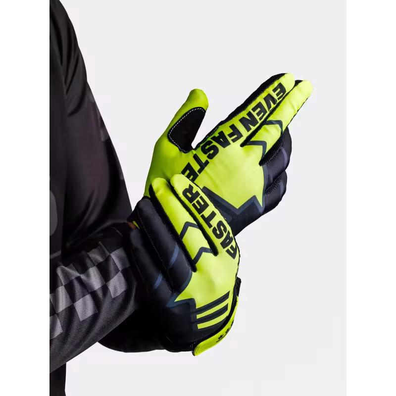 Мотоперчатки Starks EF56 Phoenix Air Arrow, Hi-Viz/черный, размер L
