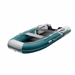 Лодка надувная ПВХ Gladiator E 420 S, НДНД, морской зеленый/белый