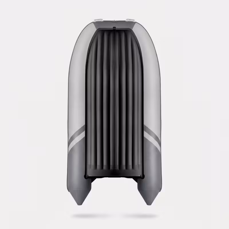 Лодка надувная ПВХ Gladiator E 450 S, НДНД, светло-серый/темно-серый