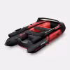 Лодка надувная ПВХ Gladiator E 420Х, НДНД, красный/черный