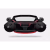 Лодка надувная ПВХ Gladiator E 450Х, красный/черный