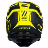 Мотошлем Just1 J22 F Flacon, Hi-Vis черный/титан/Hi-Vis желтый, размер М
