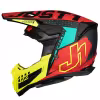 Мотошлем Just1 J22 F Flacon, Hi-Vis красный/желтый/черный, размер L