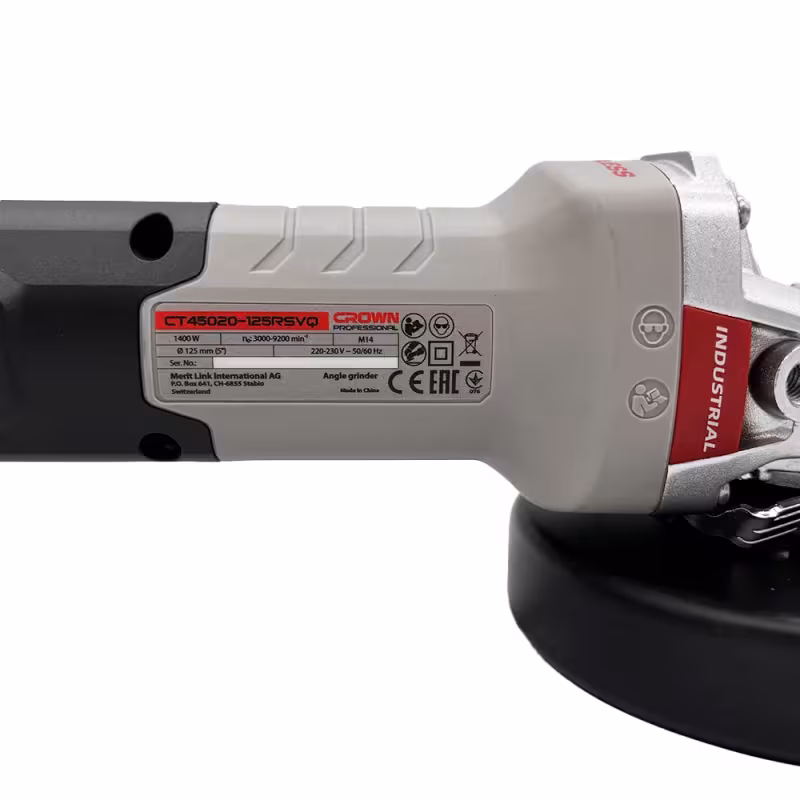 Шлифмашина угловая сетевая Crown CT45020-125RSVQ