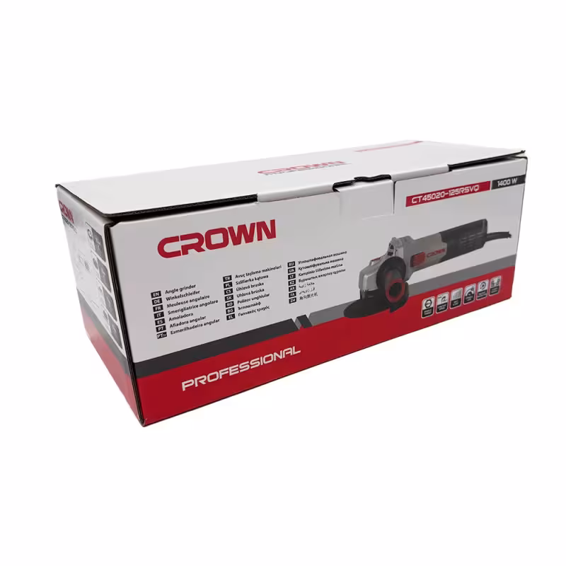 Шлифмашина угловая сетевая Crown CT45020-125RSVQ
