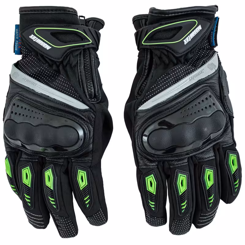 Мотоперчатки Masontex M37D, Hi-Vis желтый/черный, размер XL