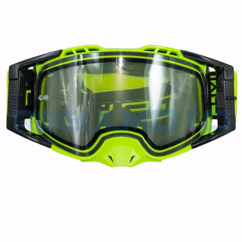 Мотоочки Kioshi Enduro PRO 900541-2, зеленый/черный