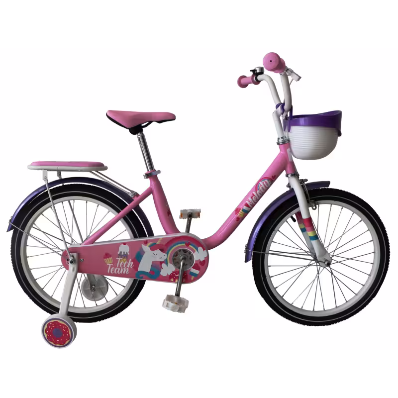 Велосипед детский Tech Team Melody 18", 1 скорость, розовый