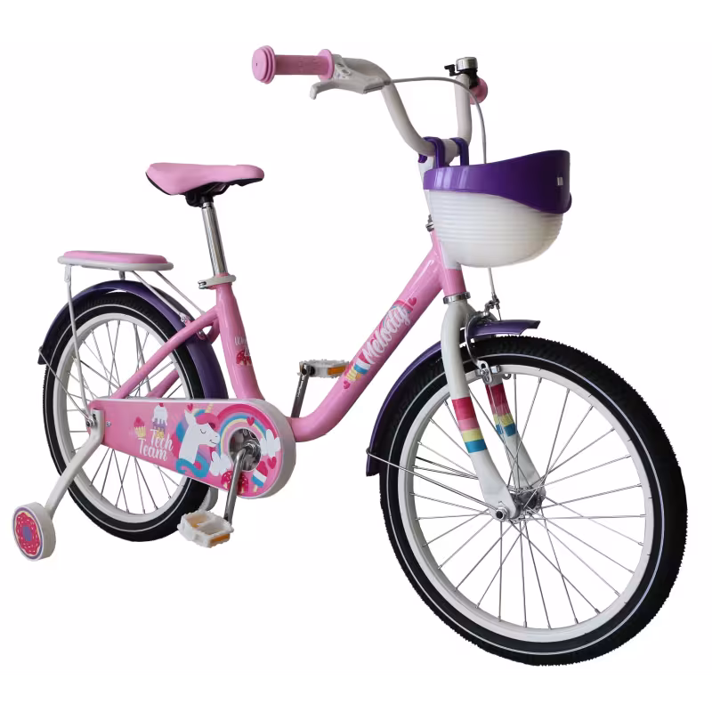 Велосипед детский Tech Team Melody 18", 1 скорость, розовый