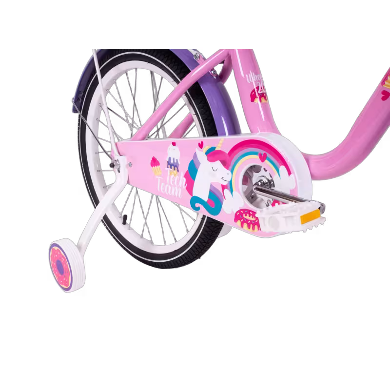 Велосипед детский Tech Team Melody 18", 1 скорость, розовый