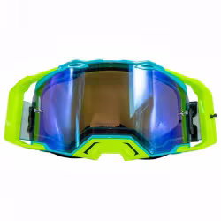 Мотоочки Kioshi MX PRO 800477-7, голубой/зеленый