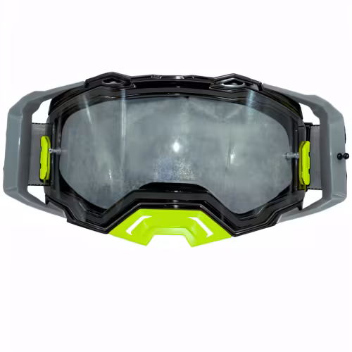 Мотоочки Kioshi MX PRO 800477-3, cерый/зеленый