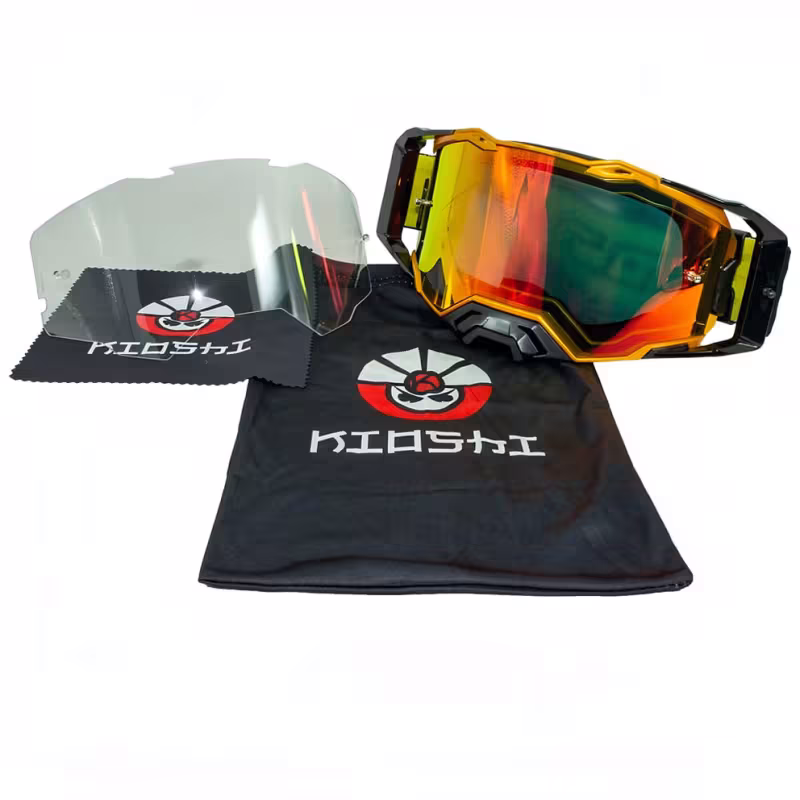 Мотоочки Kioshi MX PRO 800477-4, золотой/черный