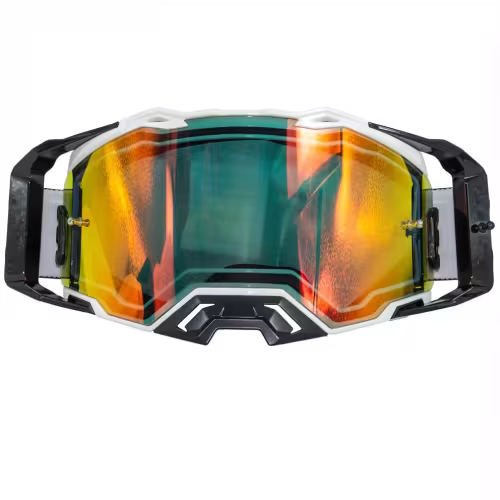 Мотоочки Kioshi MX PRO 800477-6, белый/черный