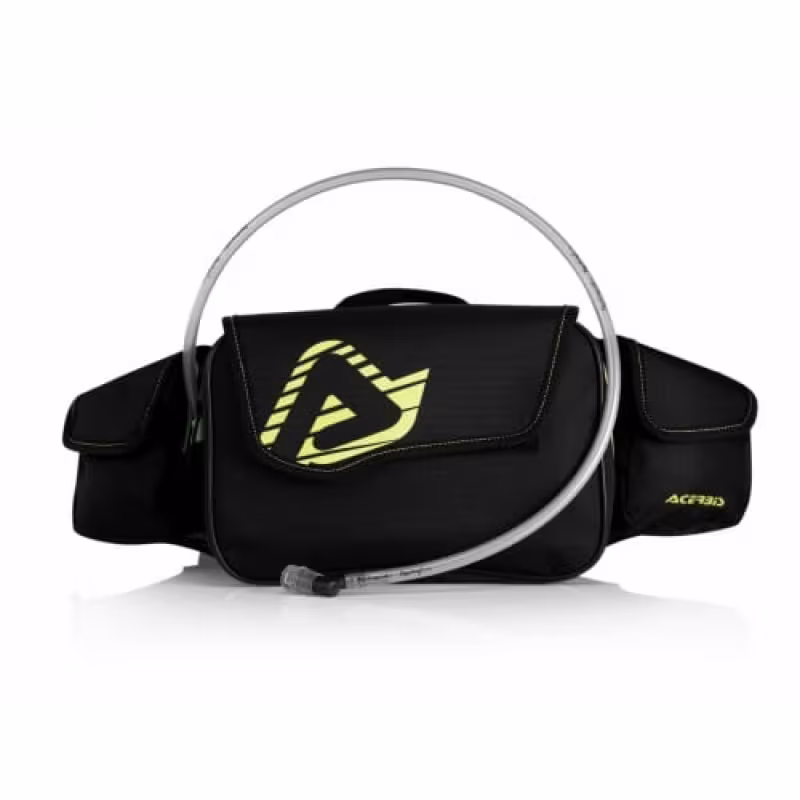 Сумка на пояс с гидропаком Acerbis Dromy Drink Black/Yellow, черный/желтый, 1.5 л