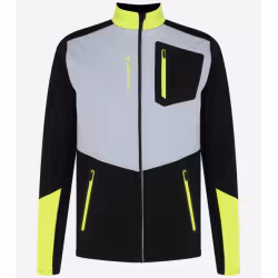 Куртка детская Fischer Softshell Warm, черно-серый, 152 см