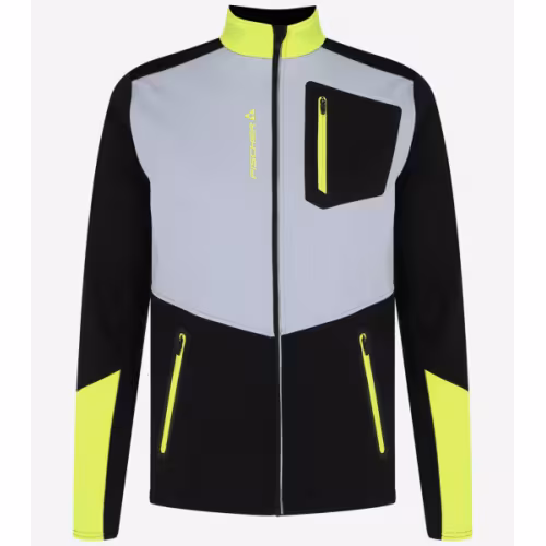 Куртка детская Fischer Softshell Warm, черно-серый, 152 см