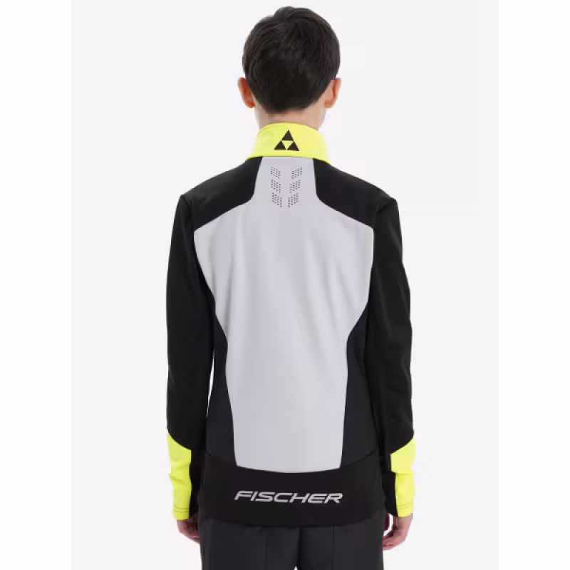 Куртка детская Fischer Softshell Warm, черно-серый, 152 см