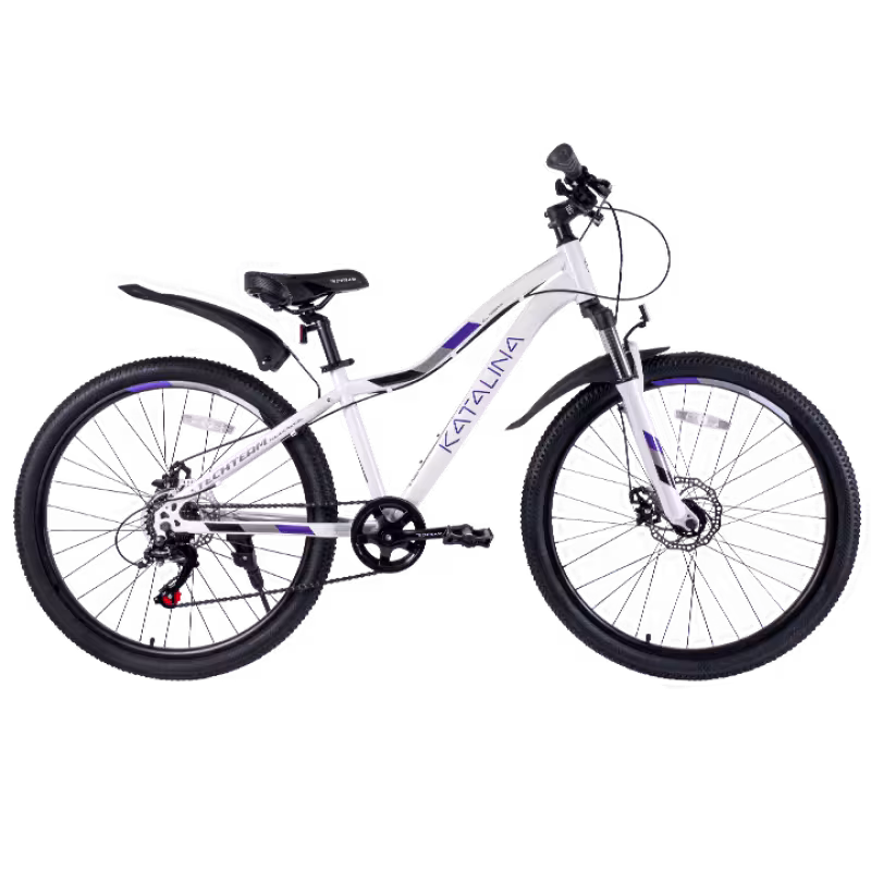 Велосипед Tech Team Katalina disc 26", 7 скоростей, рост 14, белый