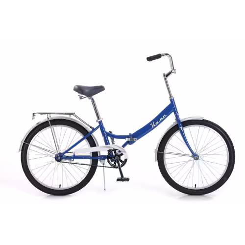 Велосипед Kama 24", 1 скорость, рост 16", синий