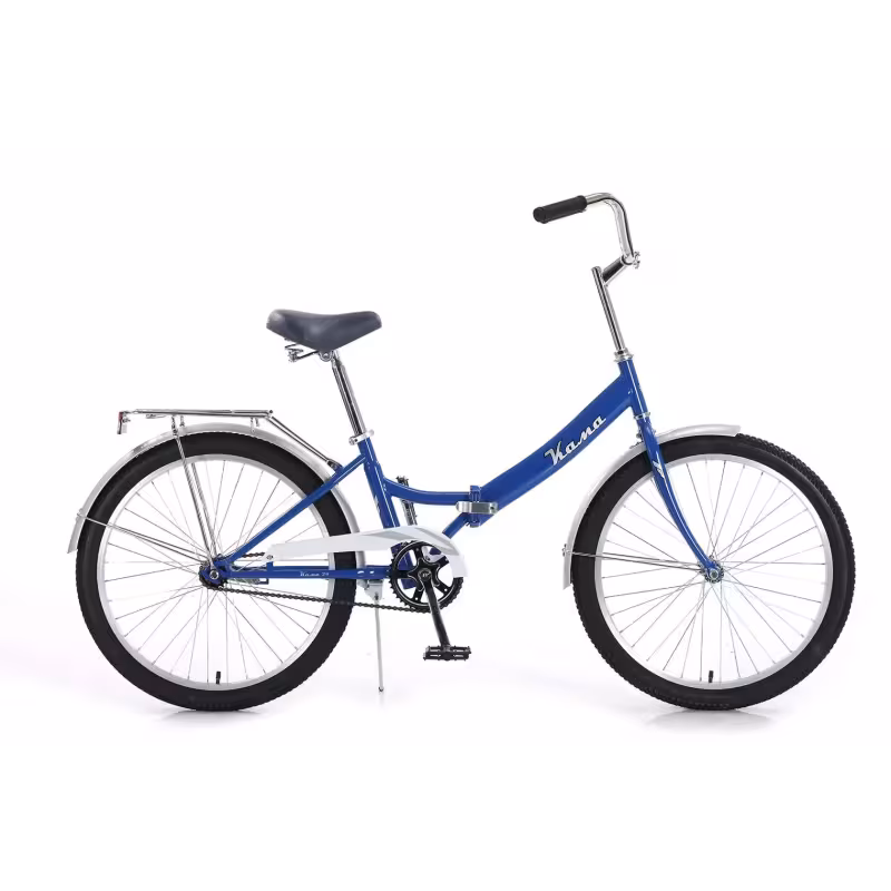 Велосипед Kama 24", 1 скорость, рост 16", синий